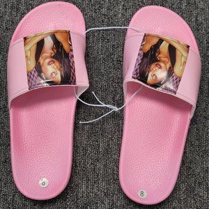 Women's Sandals "Aaliyah " Slide Sandals PINK Color NEW